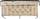 Jastëk kopshti KingGarden Quilted Codura PVC, set 3 copë, 42x42 cm, bezhë