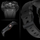 Rrip mbrojtës Kingxbar CYF140 për Apple Watch 44mm, 2 në 1, argjendtë me të zezë