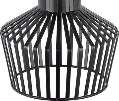 Llampë varese Leitmotiv Pendant Lamp Lignes Cap, metal, e zezë