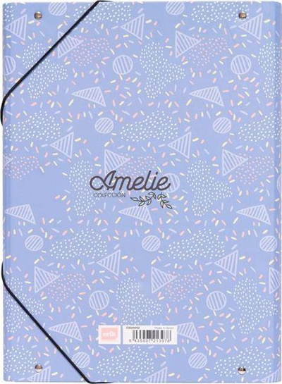 Dosje dokumentesh Amelie Classic, karton i fortë, 34 x 25.5 cm, shumëngjyrëshe