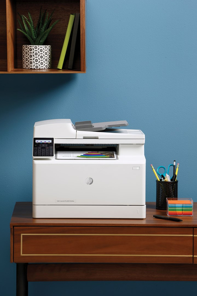 Печатач HP Color LaserJet Pro M183fw, сè-во-едно, бел