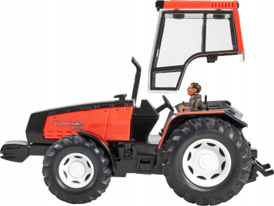 Loje traktor Britains Valtra Valmet 8950, shkallë 1:32, kabinë që hiqet, i kuq me të zi