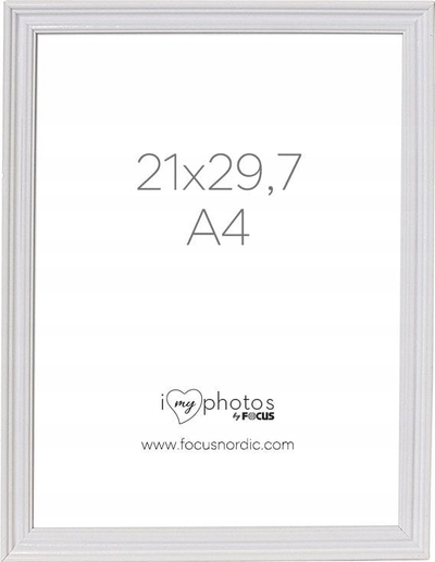Kornizë foto Frame Focus Verona, A4 21x29.7cm, e bardhë