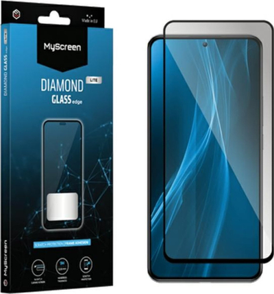 Xham mbrojtës MyScreenProtector Diamond Glass Edge Lite për Oppo A79 5G, 9H, i zi