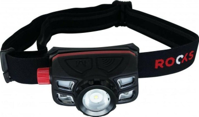 Llampë koke Rooks Zoom X 110, 450 lm, me sensor levizje, e zeze