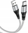 Kabllo karikimi Hoco X50 Excellent USB A në USB C, 3A, 1m, gri