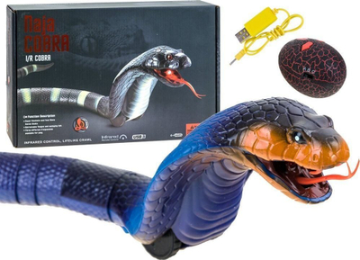Lodër gjarpër RC Cobra RC0419, me komandë me vezë, karikim me USB, blu