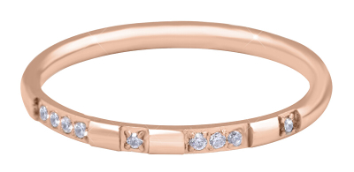 Unazë Troli Rose Gold Zircons, 62 mm