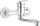 Rubinet vaske Invena Ava New, krom