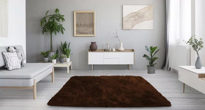 Tapet Strado Shaggy Rug, 300x400 cm, kafe e errët