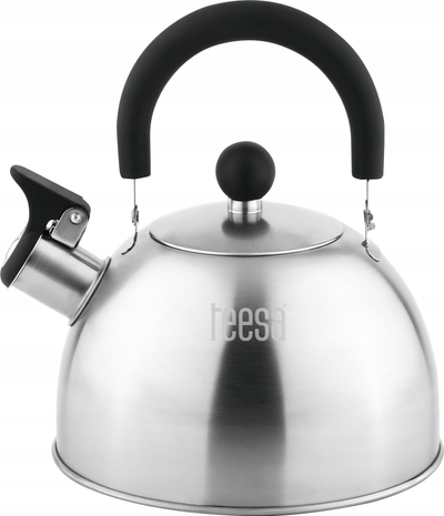 Дигалка од нерѓосувачки челик Teesa, 1.8L, со пиштење, сребрена