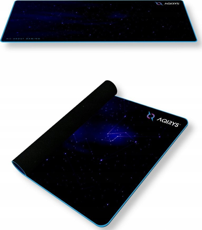 Mousepad gaming AQIRYS Parsec XL, 900x400mm, tekstil, i zi