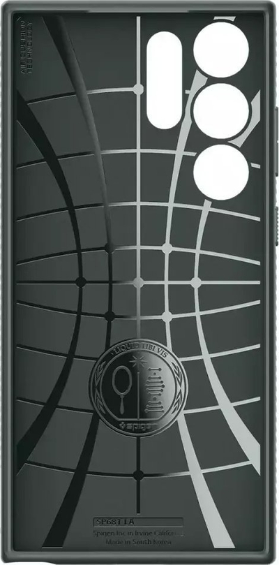 Kllëf telefoni Spigen Liquid Air për Samsung Galaxy S23 Ultra, TPU, jeshil