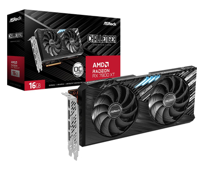 Kartë grafike ASRock AMD Radeon RX 7800 XT, OC, 16 GB GDDR6