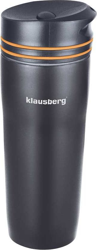 Gotë termike Klausberg Thermal Mug KB-7149, 380ml, çelik inox, e zezë