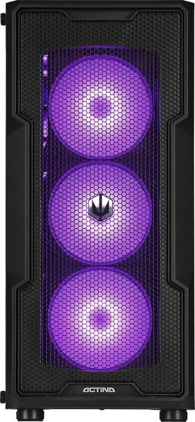 Гејминг компјутер Actina, Ryzen 7 7800X3D, RTX 4090, 32GB RAM, 1TB SSD, црн