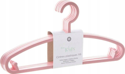 Varëse rrobash plastike Atmosphera for Kids, set me 6 copë, gri