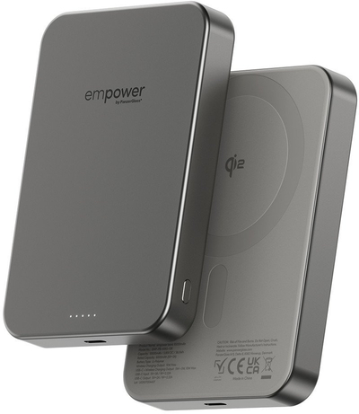 Power bank PanzerGlass Empower Bank, 10000mAh, 20W, ngjyrë argjendtë