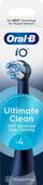 Koka zëvendësuese për furçë elektrike Oral B iO Ultimate Clean, 4 copë, të zeza