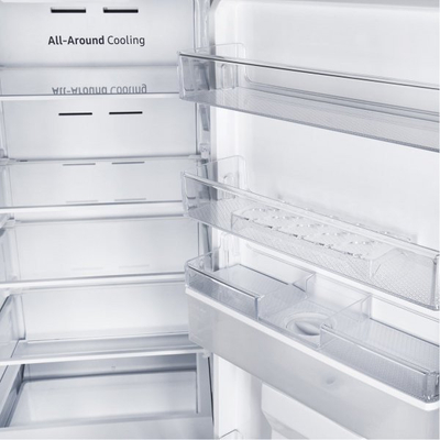 Frigorifer Samsung RB38C6B3ES9/EF Bespoke, NoFrost, All Around Cooling, inox