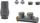 Set lidhës radiatorësh HEATBASE DUO-PLEX, 3/4" M22x1.5, bronz, grafit