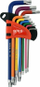 Set çelësa TORX Yato YT-05633, 9 copa, T10-T50, shumëngjyrësh