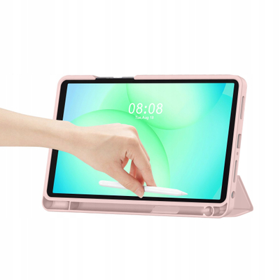 Навлака за таблет Tech-Protect SmartCase Pen Galaxy Tab A9 Plus A11 Plus 11\", со пенкало, розова