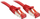 Kabllo Lindy Patchcord Cat6, S/FTP, 0.5m, e kuqe