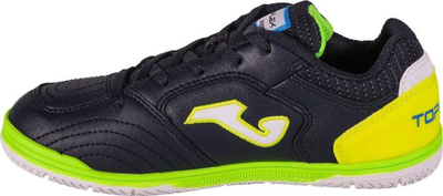 Atlete futbolli salle Joma Top Flex Jr 2433, lëkurë sintetike, për çuna, blu navy, nr 35.5