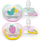 Biberon qetësues Philips Avent Ultra Air Happy SCF080/24, silikon ortodontik, 0-6 muaj, set 2 copa