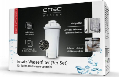 Filter zëvendësues për dispenzor uji CASO HW660, set me 3 copë, i bardhë