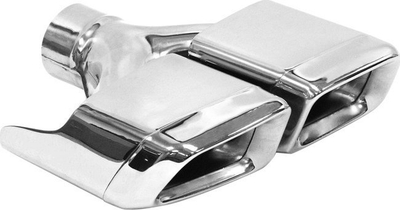 Fund auspuhi Mercedes E63 W212, 250x90mm, hyrje 67mm, metalik