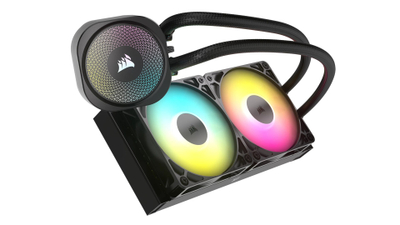 Ftohës uji për procesor Corsair Nautilus 240 RS, 240mm, ARGB, i zi