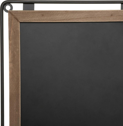 Tabelë memo me shporta Atmosphera, 50 x 70 cm, stil industrial, e zezë