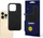 Mbrojtëse telefoni 3MK Hardy Silky Leather, për iPhone 14 Pro, MagSafe, e zezë