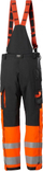 Pantallona pune Helly Hansen Workwear ALNA 2.0 BIB CONS, me rripa supi, me shirita reflektues, të zeza