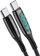 Kabllo USB C BlitzWolf BW TC23, 1.8m, 100W, e zezë