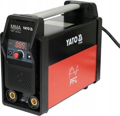 Aparat saldimi inverter Yato YT-81358, MMA DC TIG, 200A, i kuq