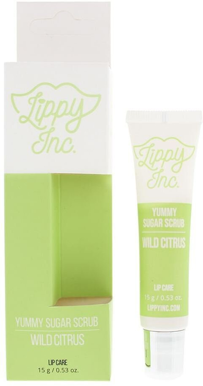 Skrab buzësh Lippy Inc Yummy Wild Citrus, sheqer, 15g
