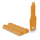 Set bllokuesish portash RJ45 Lindy, 10 copë, me çelës, portokalli