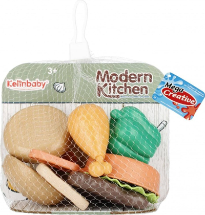 Set lodrash kuzhine MEGA CREATIVE 511418, 21 pjesë, shumëngjyrësh
