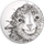 Декоративен магнет Worth Keeping Wool Fried Sheep, 56 mm, бел
