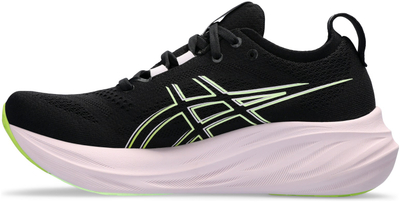 Патики за трчање ASICS GEL-NIMBUS 26 за жени, амортизација GEL, горен дел мрежа, црни