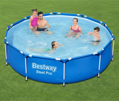 Pishinë me shkopinj Bestway Steel Pro 56677, 305 x 305 x 76 cm, 4678 L