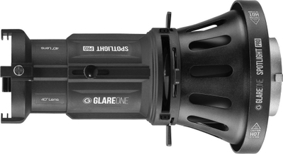 Aksesori i ndriçimit GlareOne Spotlight PRO 40°, Projection Snoot, për LED dhe blice studio