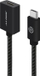Kabllo zgjatuese USB Alogic USB 3.2 Type C M/F, 0.5m, e zezë