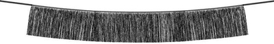 Girlandë zbukuruese me fruda, 20cm, 135cm, e zezë