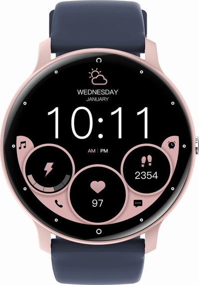 Ora e zgjuar Gravity GT1 7 Pro, ekran 1.39", Bluetooth 5.2, e zezë