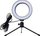 Unazë drite LED Gonga Ring Light, 16cm, me tripod, ngjyrë e zezë