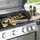 Set aksesorësh për grill Maximex, lugë dhe pincë 45 cm, çelik inox, me doreza të zeza